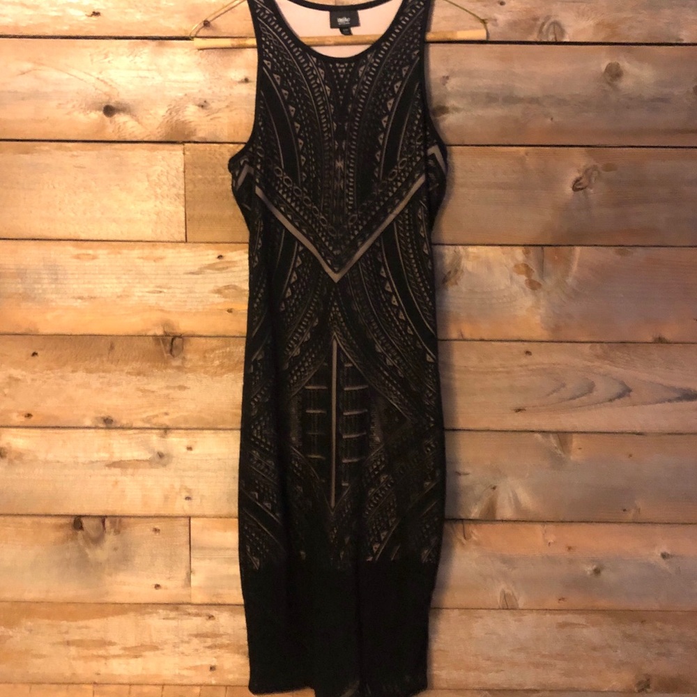 Mossimo fitted black dress